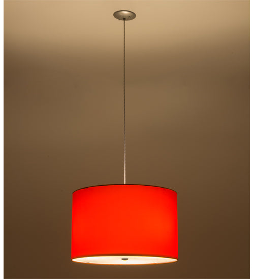 Meyda Tiffany Cilindro 162272 Pendant Light - Sparkle Silver