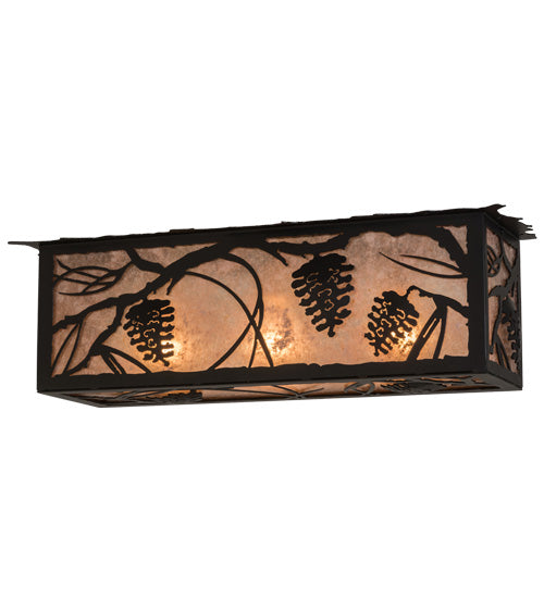 Meyda Tiffany Whispering Pines 162344 Ceiling Light - Brass Tint,Burnished Brass