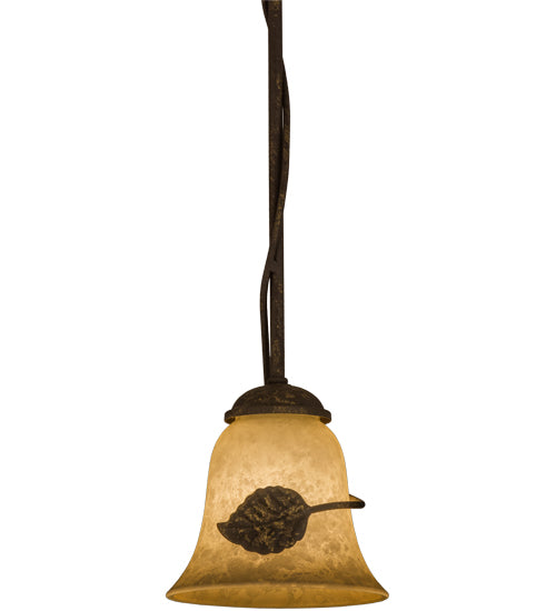 Meyda Tiffany Falling Leaf 162410 Pendant Light - Pompeii Gold