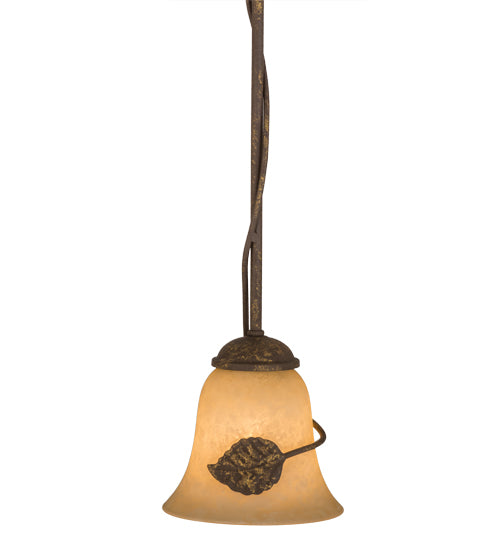 Meyda Tiffany Falling Leaf 162410 Pendant Light - Pompeii Gold