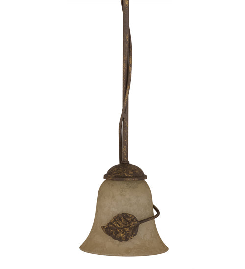 Meyda Tiffany Falling Leaf 162410 Pendant Light - Pompeii Gold