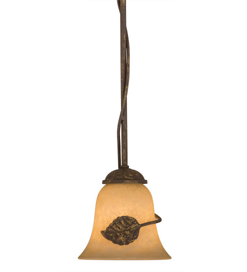 Meyda Tiffany Falling Leaf 162410 Pendant Light - Pompeii Gold