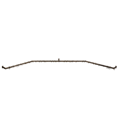 Meyda Tiffany Lighting 162434 Antiquity Curtain Rod Home Decor Bronze / Dark