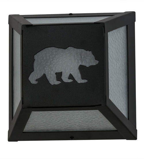 Meyda Tiffany Lone Bear 162703 Wall Light - Black/Zag