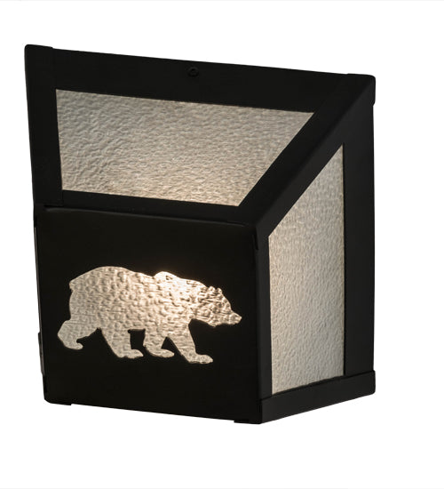 Meyda Tiffany Lone Bear 162703 Wall Light - Black/Zag