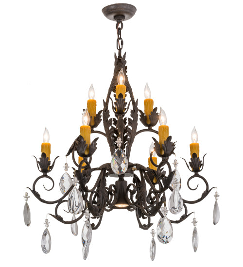 Meyda Tiffany New Country French 162815 Chandelier Light - Crystal