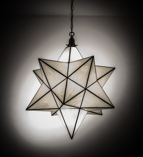 Meyda Tiffany Moravian Star 162853 Pendant Light - Brushed Nickel