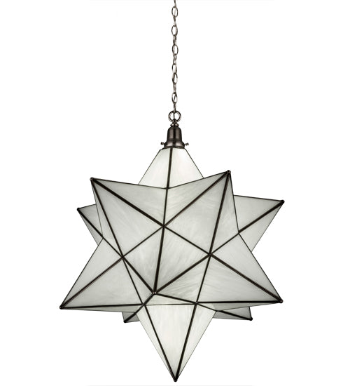 Meyda Tiffany Moravian Star 162853 Pendant Light - Brushed Nickel