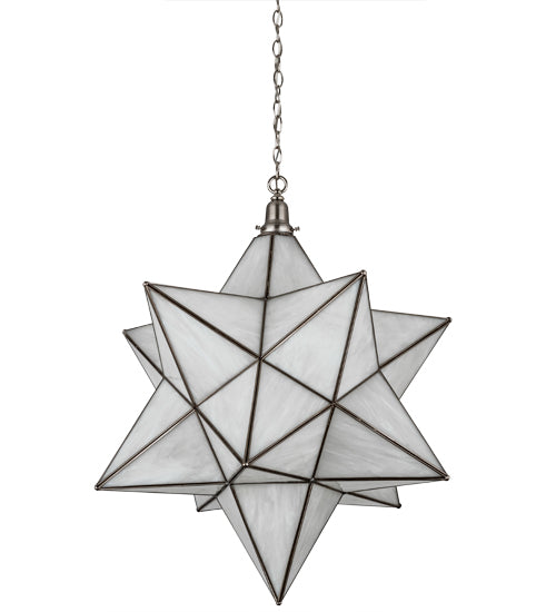Meyda Tiffany Moravian Star 162853 Pendant Light - Brushed Nickel