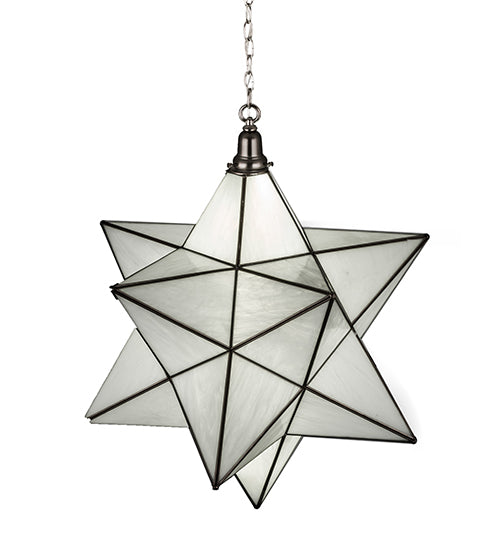 Meyda Tiffany Moravian Star 162853 Pendant Light - Brushed Nickel
