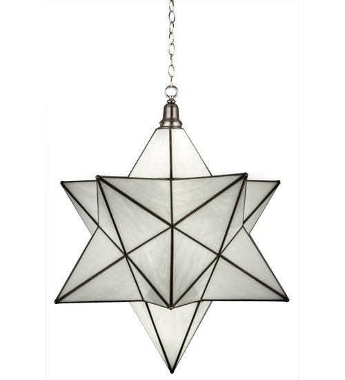 Meyda Tiffany Moravian Star 162853 Pendant Light - Brushed Nickel