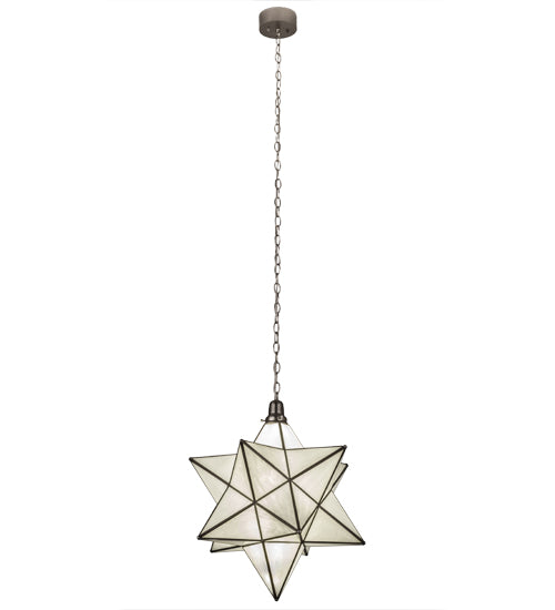 Meyda Tiffany Moravian Star 162854 Pendant Light - Brushed Nickel