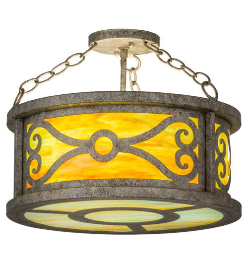 Meyda Tiffany Donya 162995 Ceiling Light - Antique Copper,Custom