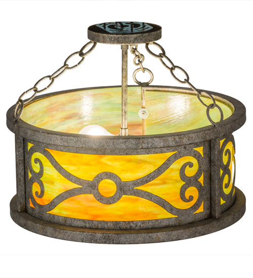 Meyda Tiffany Donya 162995 Ceiling Light - Antique Copper,Custom