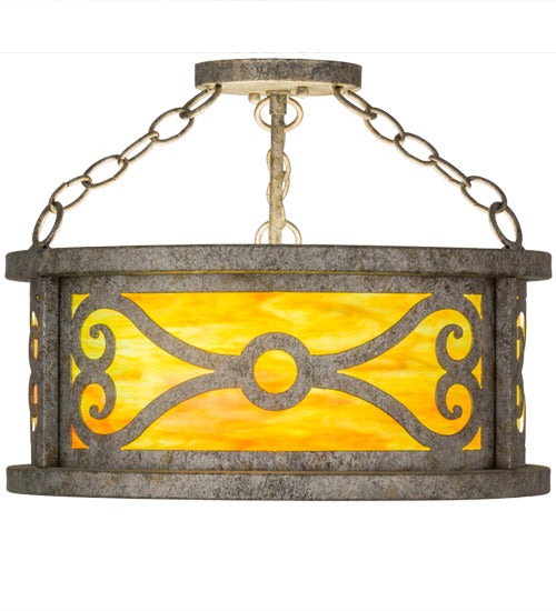 Meyda Tiffany Donya 162995 Ceiling Light - Antique Copper,Custom