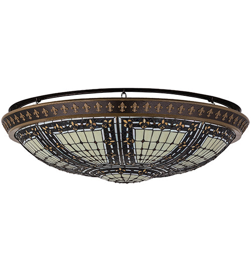 Meyda Tiffany Fleur-De-Lis 163008 Ceiling Light - Copper Vein