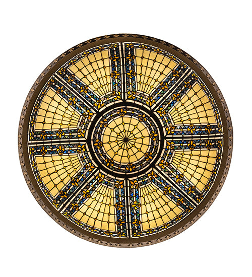 Meyda Tiffany Fleur-De-Lis 163008 Ceiling Light - Copper Vein