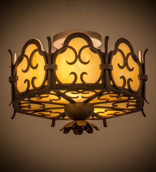 Meyda Tiffany Radha 163078 Ceiling Light - Oil Rubbed Bronze