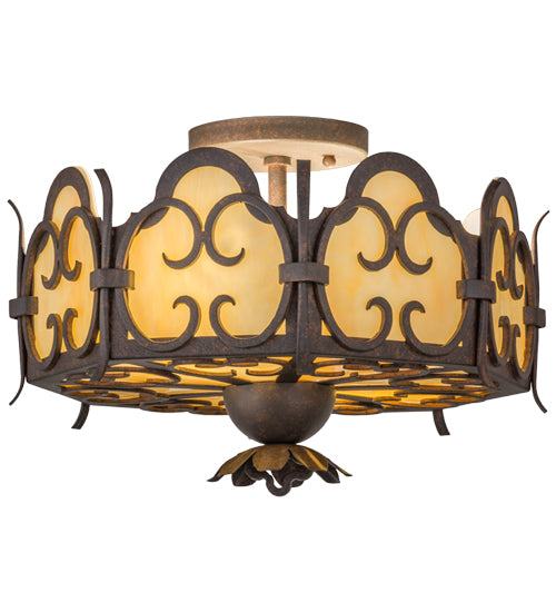 Meyda Tiffany Radha 163078 Ceiling Light - Oil Rubbed Bronze