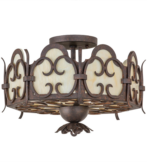 Meyda Tiffany Radha 163078 Ceiling Light - Oil Rubbed Bronze