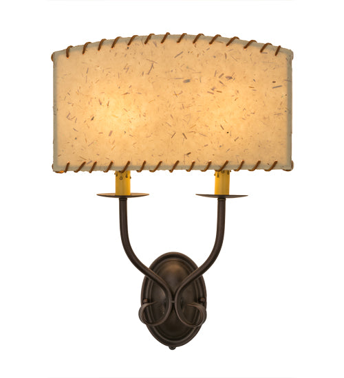 Meyda Tiffany Ranchero 163121 Wall Light - Mahogany Bronze