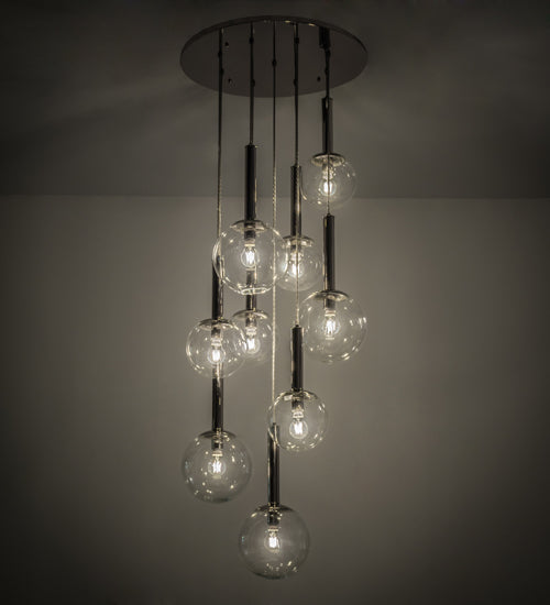 Meyda Tiffany Bola 163161 Pendant Light - Polished Nickel