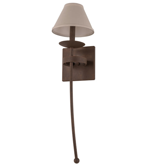 Meyda Tiffany Bechar 163389 Wall Light - Satin Stainless Steel