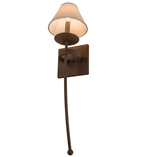 Meyda Tiffany Bechar 163389 Wall Light - Satin Stainless Steel