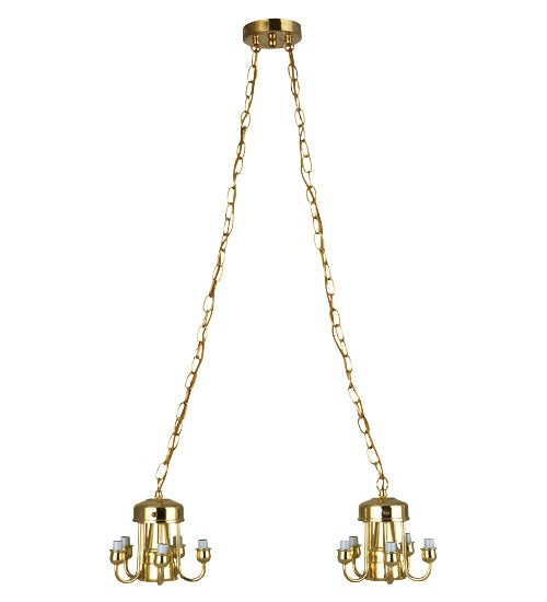 Meyda Tiffany Emmentaler 16343 Pendant Light - Polished Brass