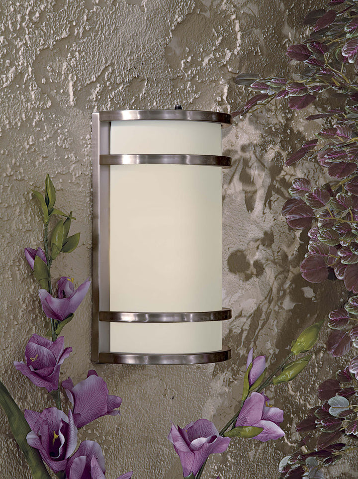 Minka-Lavery Lighting 9802-144 Bay View Two Light Pocket Lantern Outdoor Pewter, Nickel, Silver