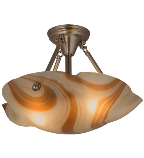 Meyda Tiffany Metro Fusion 163440 Ceiling Light - Brushed Nickel