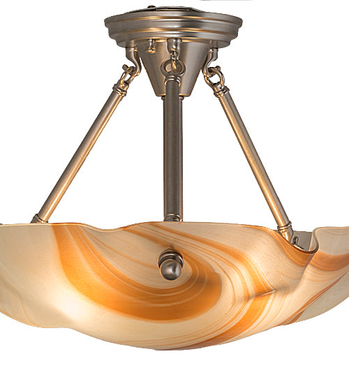 Meyda Tiffany Metro Fusion 163440 Ceiling Light - Brushed Nickel
