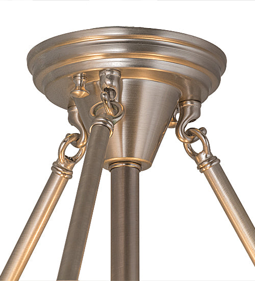 Meyda Tiffany Metro Fusion 163440 Ceiling Light - Brushed Nickel