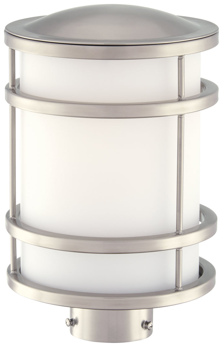 Minka-Lavery Lighting 9806-144 Bay View One Light Post Mount Outdoor Pewter, Nickel, Silver