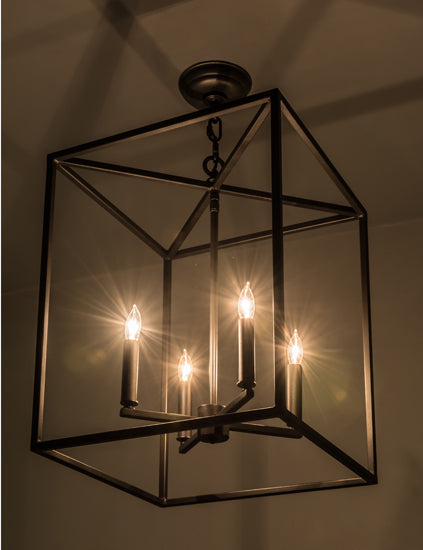 Meyda Tiffany Kitzi Box 163666 Pendant Light - Wrought Iron