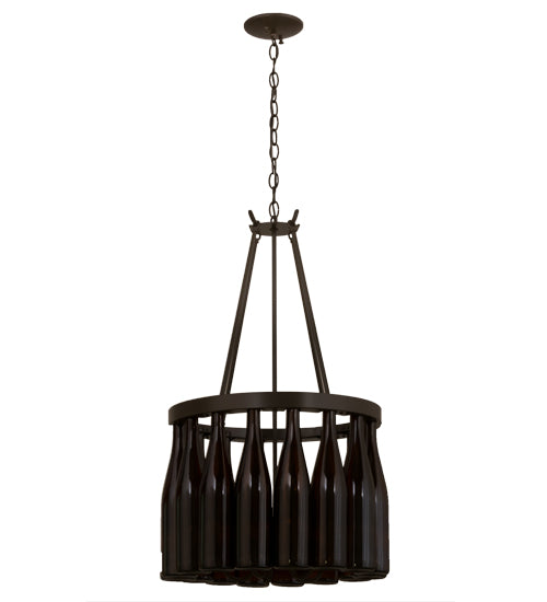 Meyda Tiffany Tuscan Vineyard 163818 Chandelier Light - Timeless Bronze