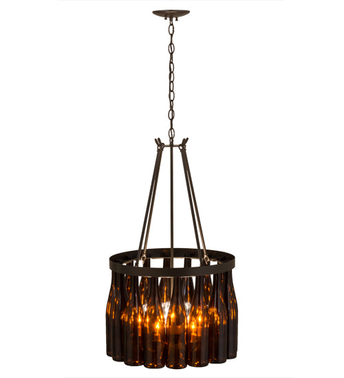 Meyda Tiffany Tuscan Vineyard 163818 Chandelier Light - Timeless Bronze