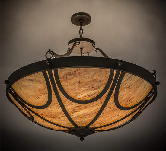 Meyda Tiffany Carousel 163949 Pendant Light - Rust, Wrought Iron