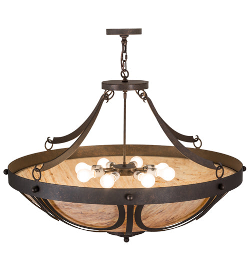 Meyda Tiffany Carousel 163949 Pendant Light - Rust, Wrought Iron