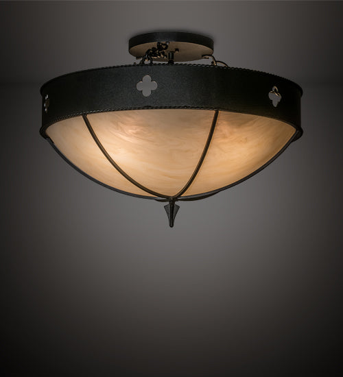 Meyda Tiffany Sabrina 164003 Ceiling Light - Black