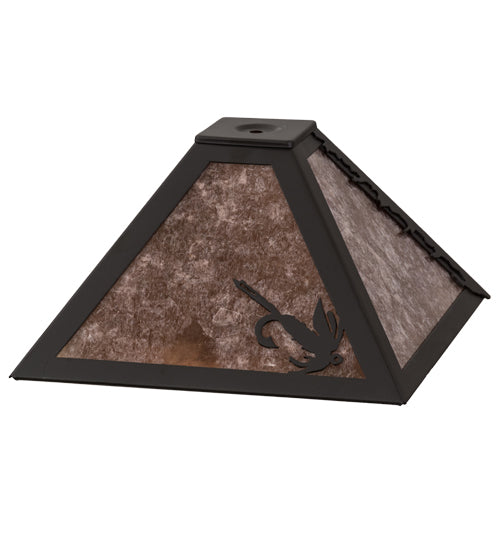 Meyda Tiffany Lighting 164180 Fly Fishing Shade Lamp Shade Bronze / Dark