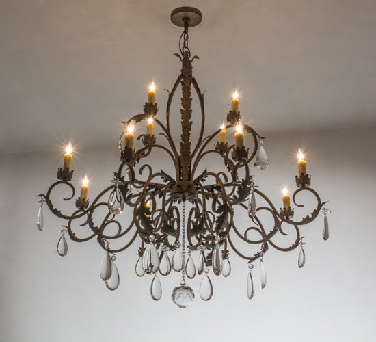 Meyda Tiffany New Country French 164238 Chandelier Light - Crystal