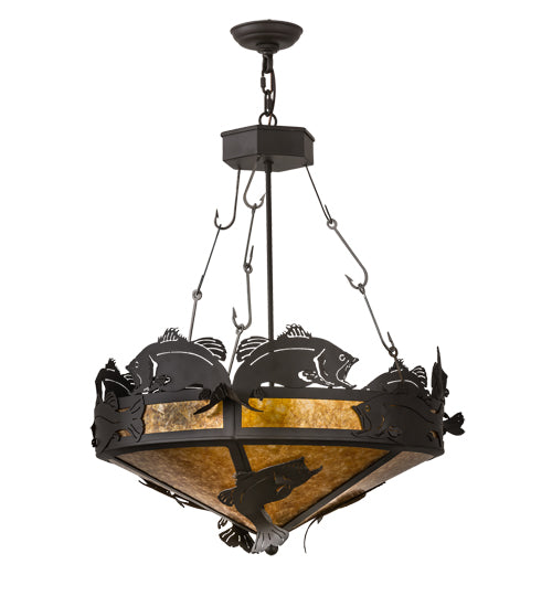 Meyda Tiffany Catch Of The Day 164396 Pendant Light - Oil Rubbed Bronze