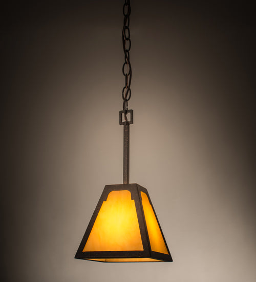 Meyda Tiffany Dalton 164511 Pendant Light - Copper Rust/Earth Marble Acrylic Sb Out