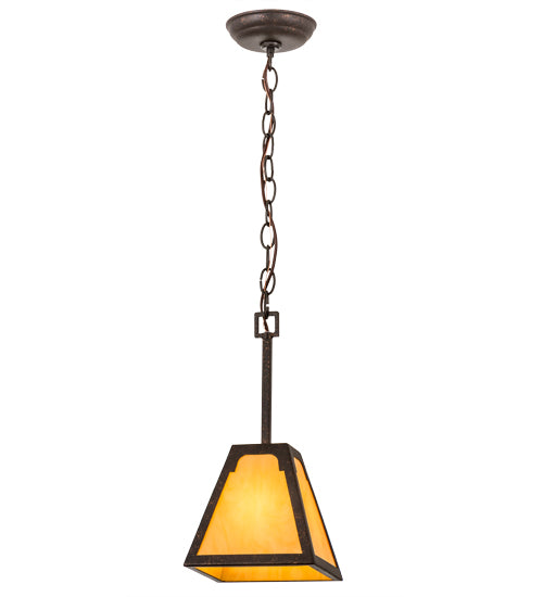 Meyda Tiffany Dalton 164511 Pendant Light - Copper Rust/Earth Marble Acrylic Sb Out