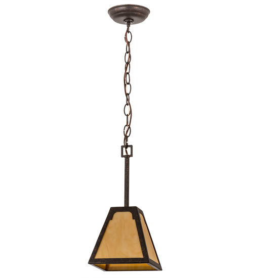 Meyda Tiffany Dalton 164511 Pendant Light - Copper Rust/Earth Marble Acrylic Sb Out