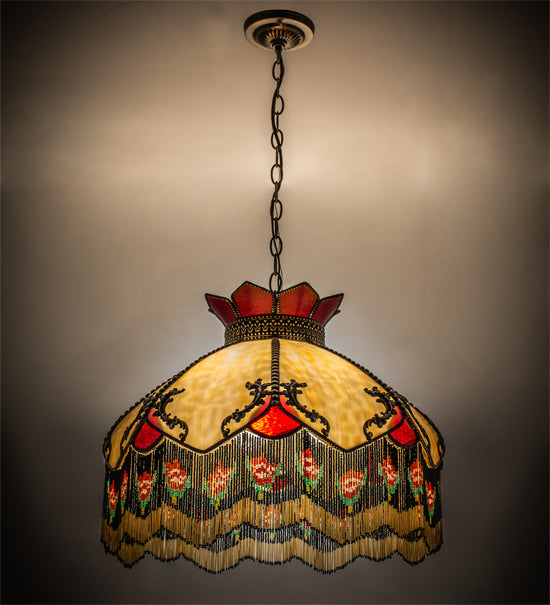Meyda Tiffany Isabella 164613 Pendant Light - Antique Brass