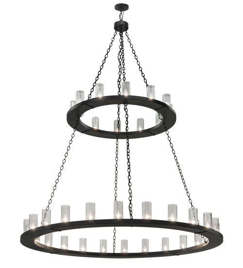 Meyda Tiffany Loxley 164615 Chandelier Light - Mahogany Bronze