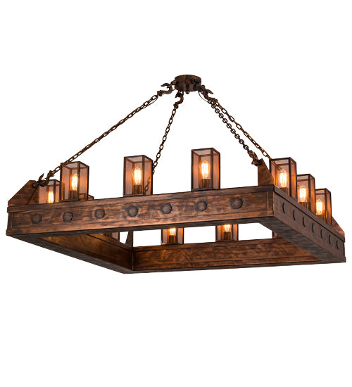 Meyda Tiffany Cassidy 164695 Chandelier Light - Copper