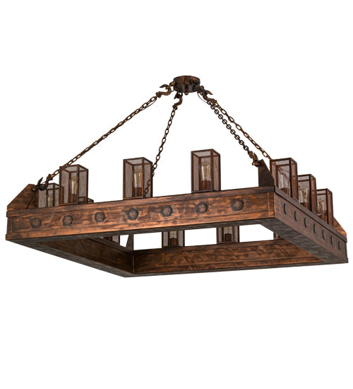 Meyda Tiffany Cassidy 164695 Chandelier Light - Copper